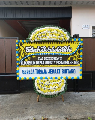 Papan Bunga Duka di Koto Lolo