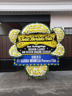 Papan Bunga Duka di Koto Lolo